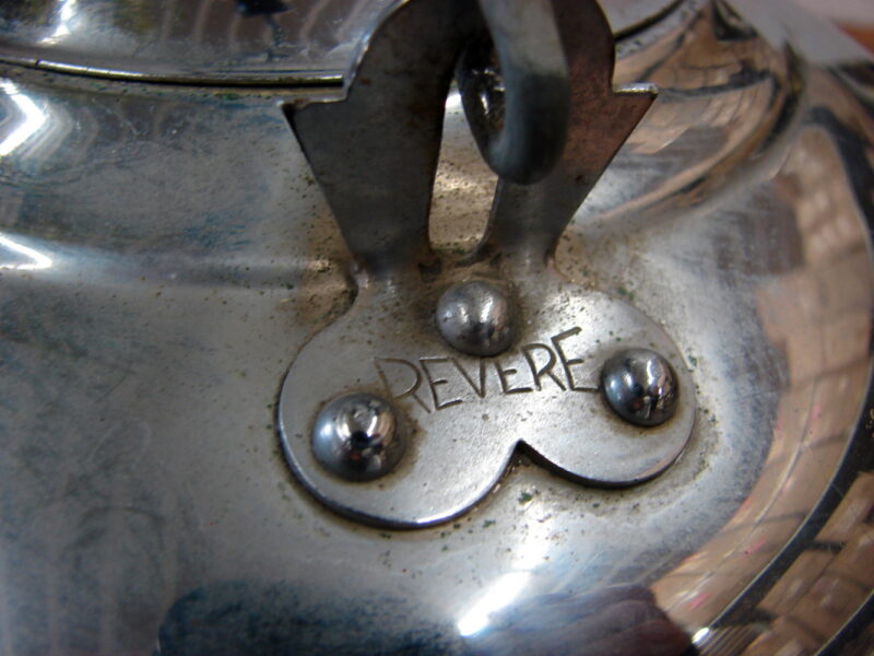 Vintage Revere Ware Camp Water Pot HUGE Chrome 11" - Image 2