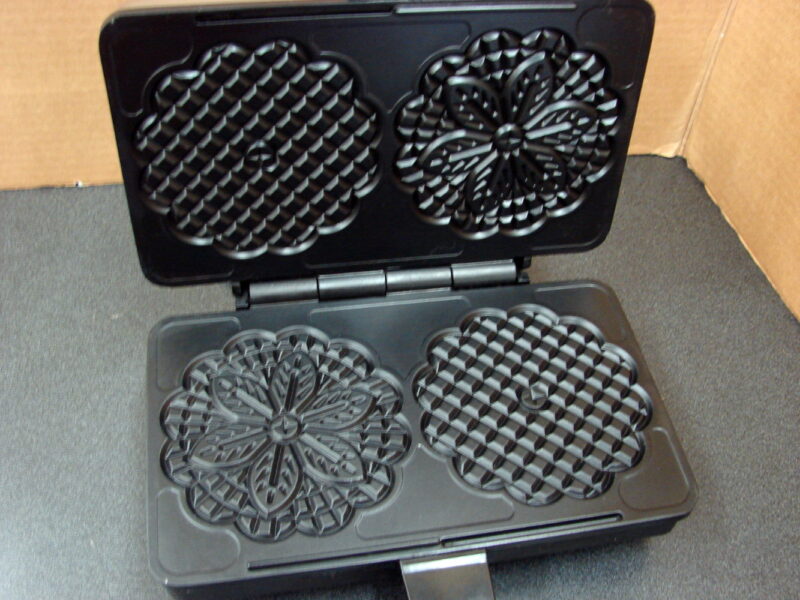 VillaWare Prima Pizzelle Baker #5000 Authentic Italian Cookies Non Stick, Moose-R-Us.Com Log Cabin Decor