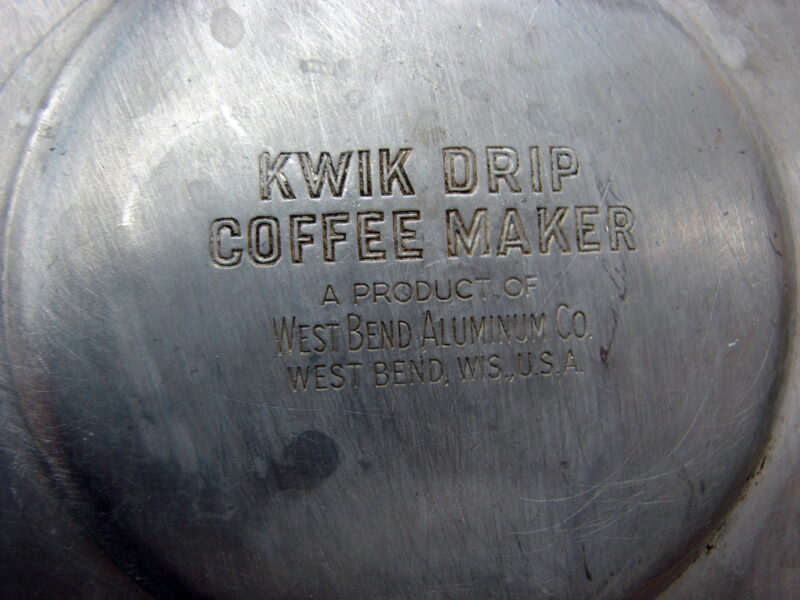 West Bend Aluminum Kwik Drip 18 Cup Stove Top Coffee Percolator Maker, Moose-R-Us.Com Log Cabin Decor