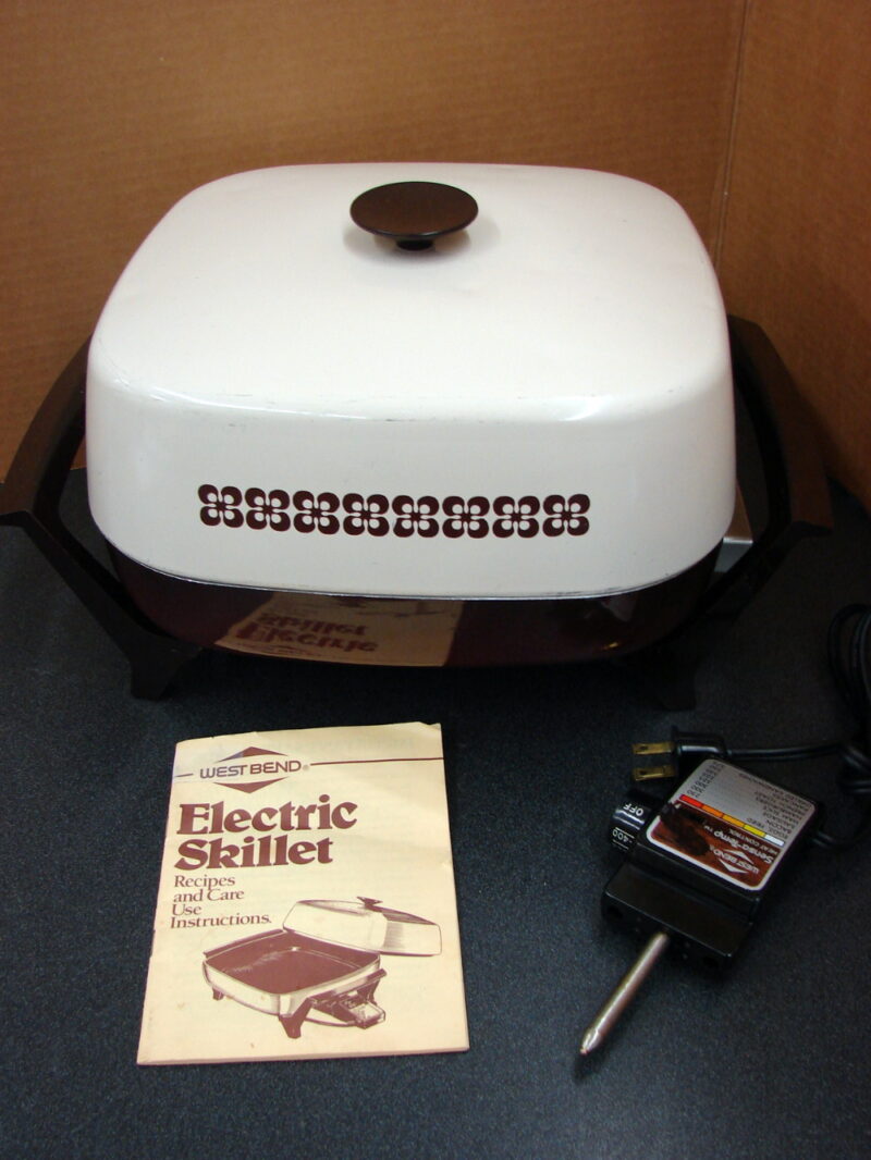 Vintage West Bend Electric Skillet Chicken Fryer Recipe Book Tested, Moose-R-Us.Com Antiques Collectibles Log Cabin Decor