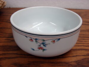 Set/9 Retired Princess House Heritage Blossom Porcelain #652 Soup Bowls