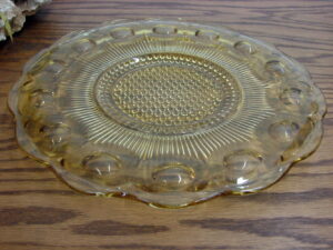 Vintage Royal Lace Pink Peach Depression Glass Cup Set/2, Moose-R-Us.Com Log Cabin Decor