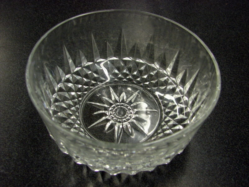 Vintage Crystal Arcoroc France Diamant Individual Fruit Salsa Bowl 5&#8243;, Moose-R-Us.Com Antiques Collectibles Log Cabin Decor