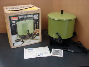 Vintage Air Pump Coffee Server airpumper Red Black Abstract w/ Box, Moose-R-Us.Com Log Cabin Decor