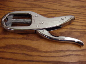 Vintage Chrome Nut Cracker Crackerjack England Hand Ratcheting Crank