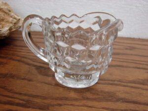 Vintage Crystal Heavy Cut Glass Pedestal Compote Bowl, Moose-R-Us.Com Log Cabin Decor