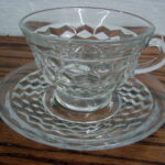 Vintage Crystal Fostoria American 26 Pcs Luncheon Set Cubist - Image 2
