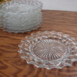 Vintage Crystal Fostoria American 26 Pcs Luncheon Set Cubist - Image 3