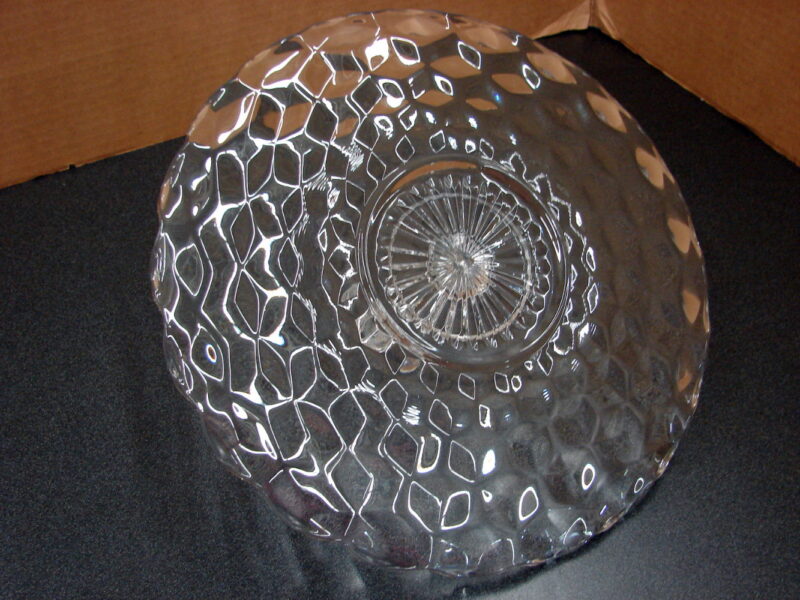 Vintage Cubist Fostoria American Clear Round Tidbit Tray Center Handle, Moose-R-Us.Com Antiques Collectibles Log Cabin Decor