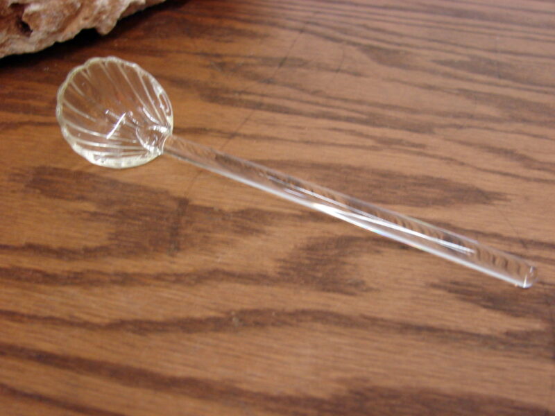 Princess House Heritage Glass Spoon Shell Design Condiment Jelly, Moose-R-Us.Com Antiques Collectibles Log Cabin Decor