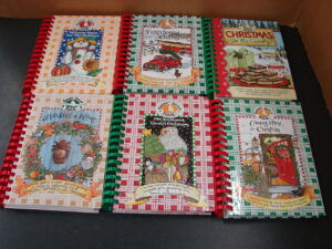 Lot of 13 Gooseberry Patch Cookbooks Spiral Hardcover Christmas Plus