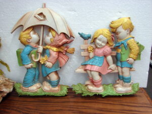Vintage 1975 Homco Syroco Small Barn Farm Wall Hanging Retro Decor, Moose-R-Us.Com Log Cabin Decor
