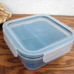 Ikea 3 Compartment Storage Container Sealed Lid Crafts Smalls 6" Square - Image 2