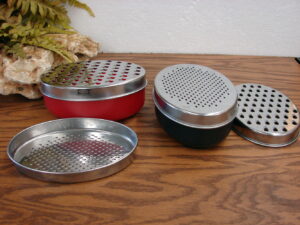 Ikea Chosigt 3 Pc Grater Red Black Stainless Steel Heads