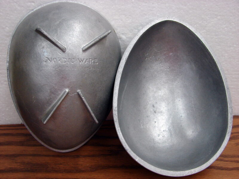 Nordic Ware Heavy Duty Cast Aluminum Easter Egg Mold Cake Pan, Moose-R-Us.Com Log Cabin Decor