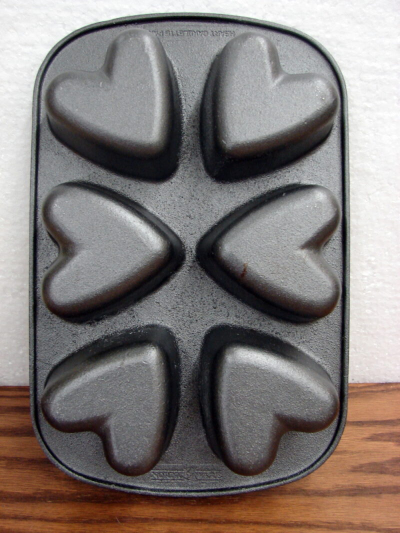 Nordic Ware Heavy Duty Heart Cakelette Pan Cast, Moose-R-Us.Com Log Cabin Decor