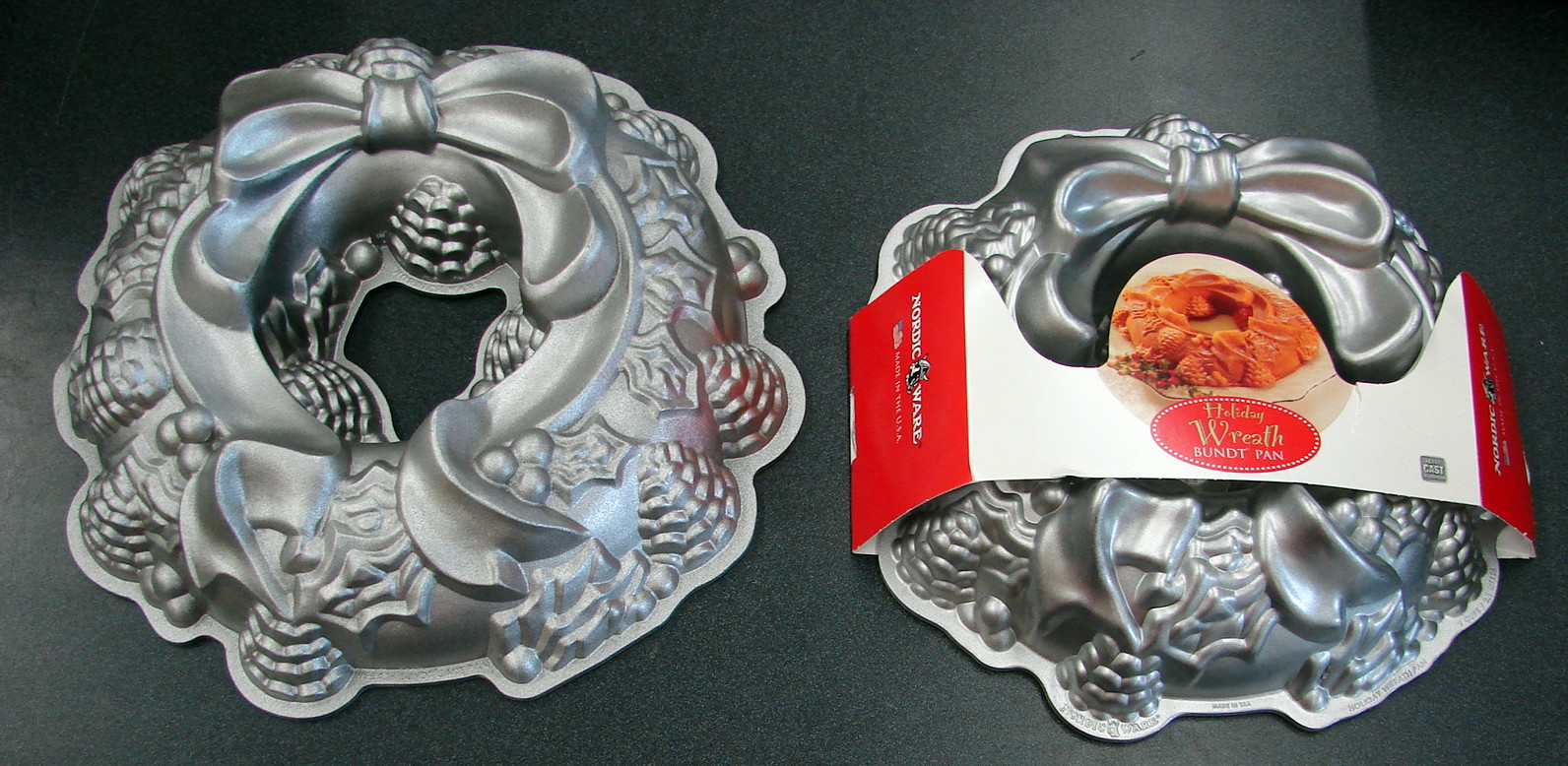 Scandinavian Nordic Ware Heavy Duty Bundt Pinecone Wreath Mold Cake Pan