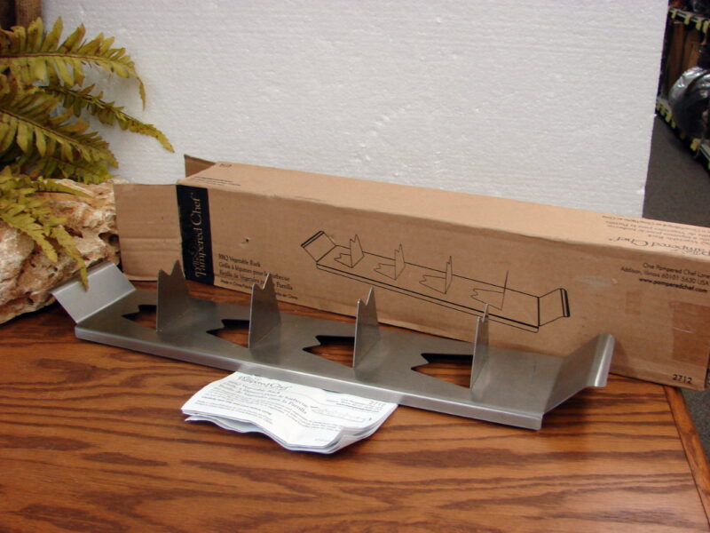 The Pampered Chef BBQ Vegetable Rack #2712 Stainless Steel, Moose-R-Us.Com Log Cabin Decor