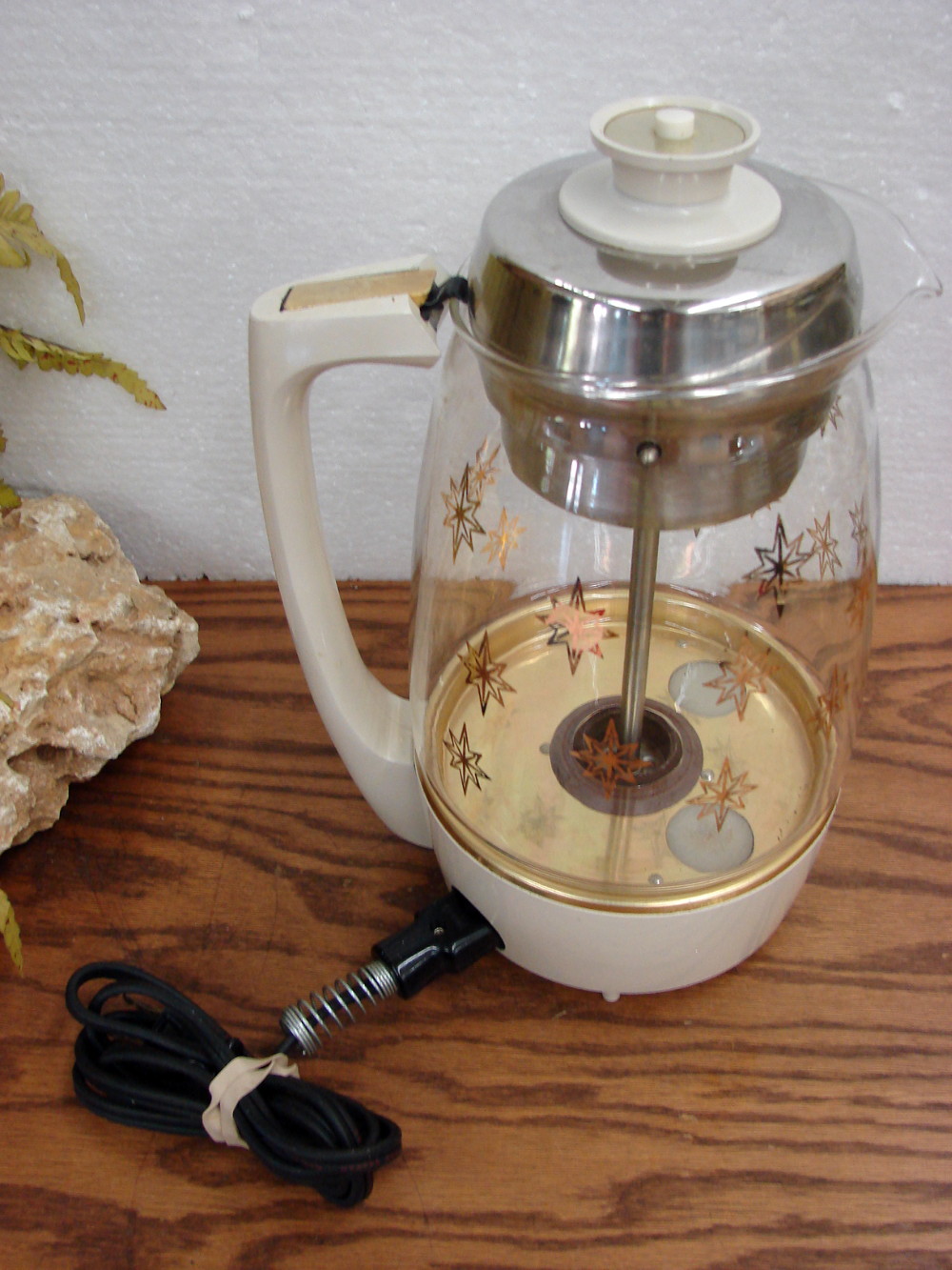 Vintage Proctor Silex Lifelong Atomic Starburst Electric Coffee Percolator Tested Works - Image 4