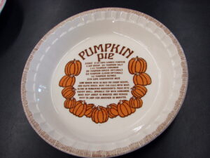 Choice of Vintage Jeannette Royal China Deep Dish Pie Plates w/ Recipes