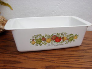 Vintage Corning Ware Spice of Life P-315 Loaf Pan 2 Qt Bread Baking Dish 9x5x3