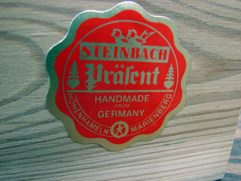 German Steinbach Miniature Nutcracker Noah &#038; the Ark Wood Box Excellent, Moose-R-Us.Com Log Cabin Decor