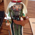 German Steinbach Miniature Nutcracker Noah & the Ark Wood Box Excellent