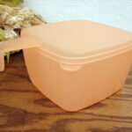 Tupperware Keeper #5338 Cheese Slice Forget Me Not