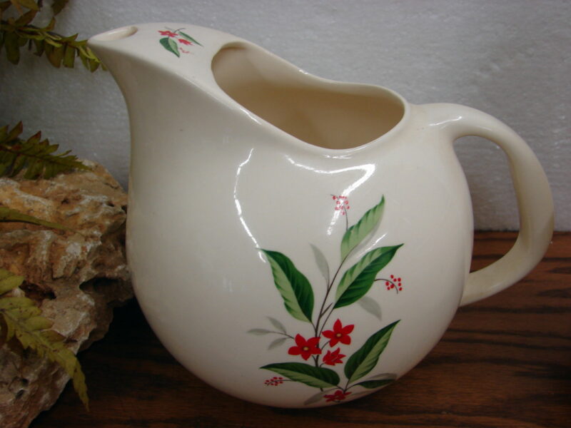 Vintage Universal Cambridge Woodvine Pitcher Canister Set Salt Pepper - Image 2