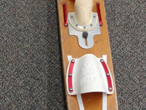 Vintage Wood Waterski White Bear Water Ski Co Retro Slalom Water Ski