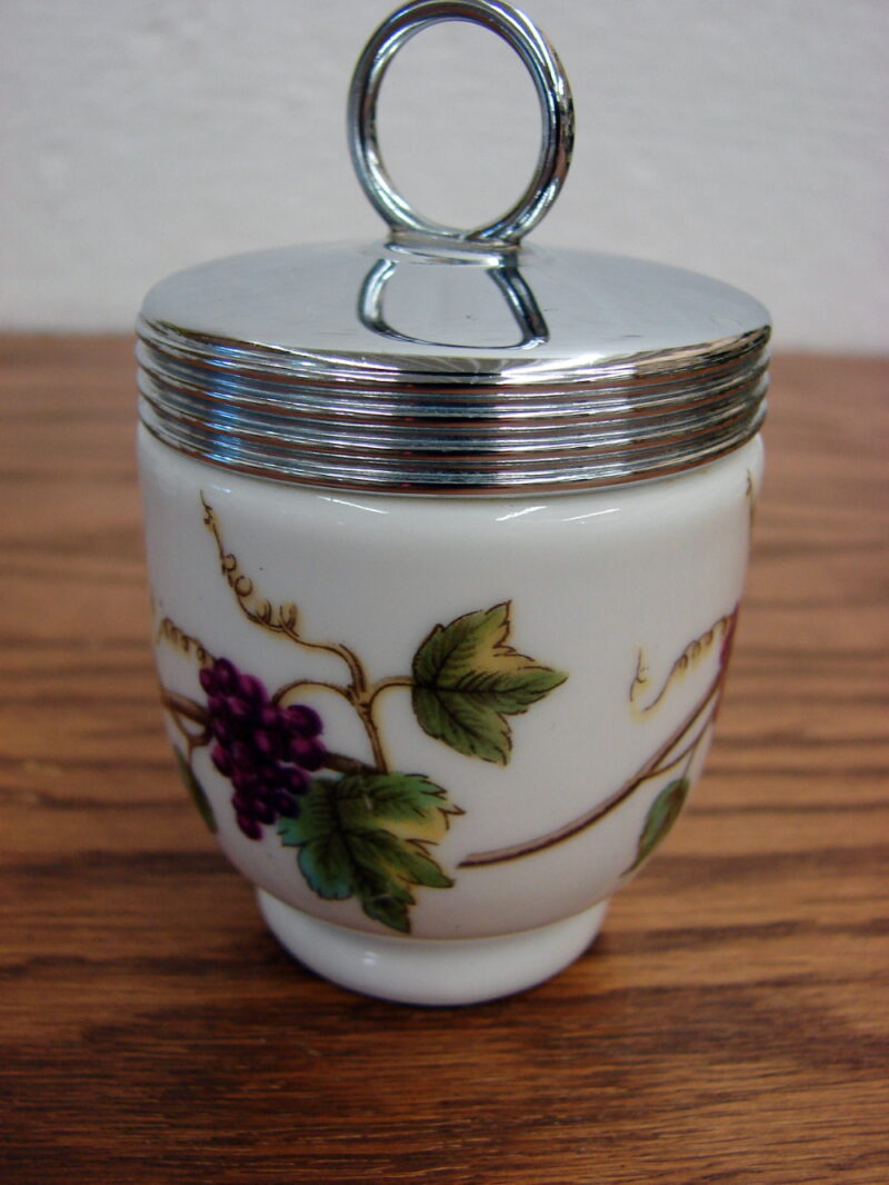 Set of 8 Vintage England Porcelain Egg Coddler Royal Worcester Aynsley, Moose-R-Us.Com Antiques Collectibles Log Cabin Decor