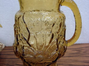 Vintage Anchor Hocking Butterprint NIB Cooler Set Pennsylvania Dutch Glasses Pitcher, Moose-R-Us.Com Log Cabin Decor