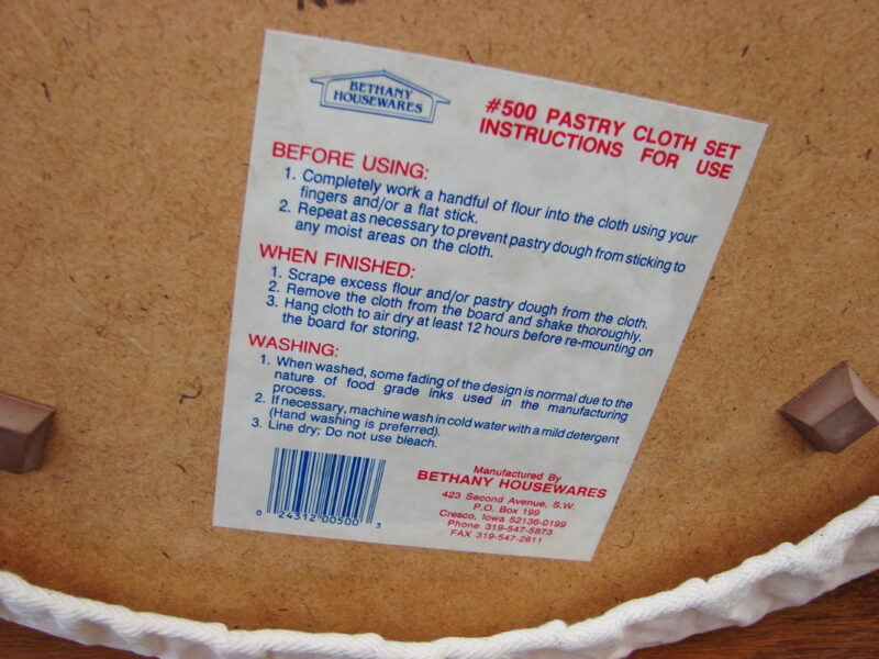 Scandinavian Bethany Housewares Pastry Lefse Board and Cloth, Moose-R-Us.Com Log Cabin Decor