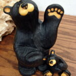 Retired Big Sky Carvers Bearfoot Bears Jeff Fleming Signature Dated Pen Card Holder Bic - Image 2