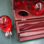 Antique Sales Case/8 Red Comet Original Automatic Glass Ball Fire Extinguisher - Image 8