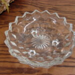Vintage Crystal Fostoria American Cubist Open 3 Footed Candy Dish - Image 2