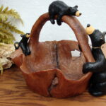 New Big Sky Carvers Bearfoots Bears Jeff Fleming Grand Timber Basket