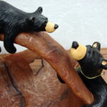 New Big Sky Carvers Bearfoots Bears Jeff Fleming Grand Timber Basket - Image 2