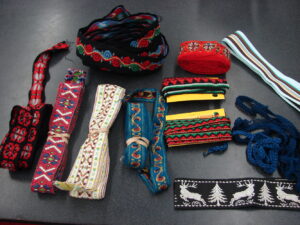 Vintage Embroidered Ribbon Trim Yards Miscellaneous Lot