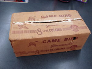 Vintage Libbey Case of 14 Oz Collins Game Birds 6 Glasses