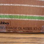 Vintage Libbey Frosted Floral 10 Oz Glasses NIB Set/8 - Image 2