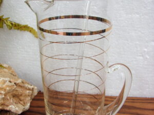 Vintage 3 pc Set Seneca Driftwood Ice Aqua Crinkle Water Tumbler Glasses, Moose-R-Us.Com Log Cabin Decor