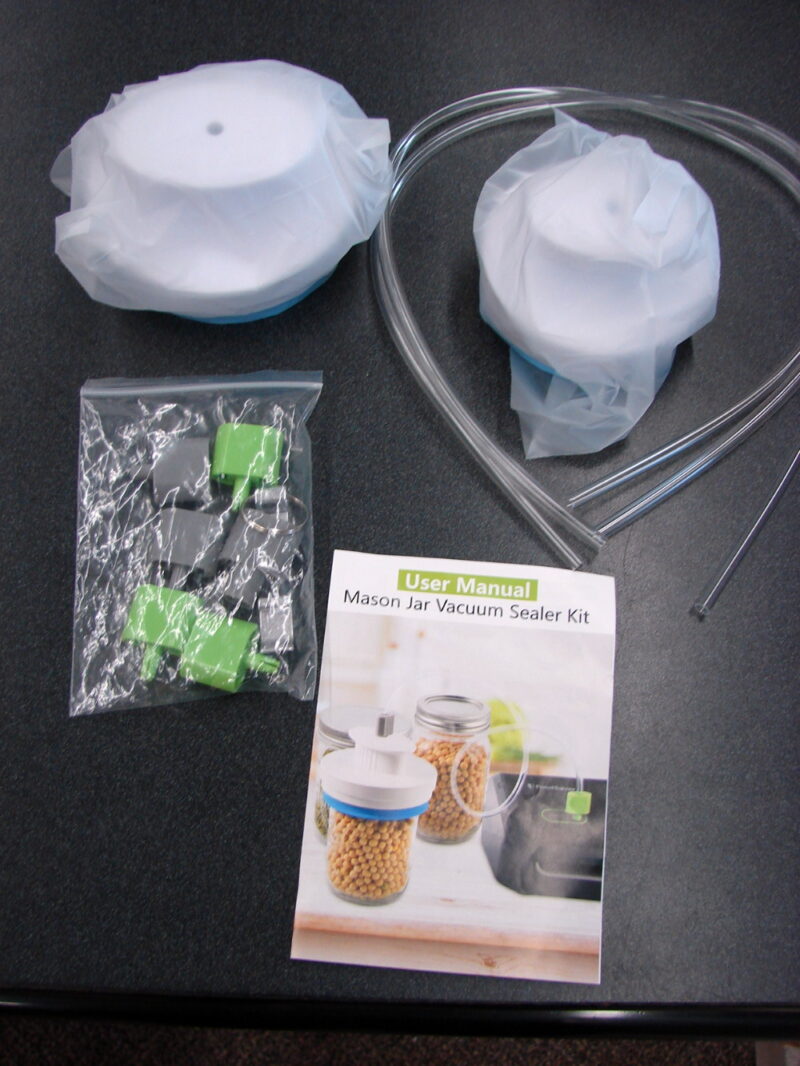 Mason Jar Vacuum Sealer Kit Wide and Regular Mouth Jars, Moose-R-Us.Com Antiques Collectibles Log Cabin Decor