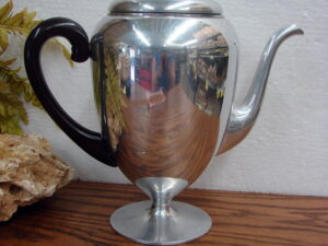 Vintage Mirro Art Deco Bakelite Handle Coffee Percolator Stove Top #5962