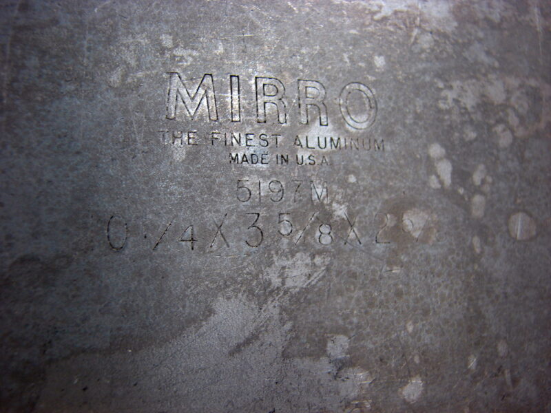 Vintage Mirro Aluminum Sliding Lid Loaf Pan Baking Lasagna Cake 5197M, Moose-R-Us.Com Antiques Collectibles Log Cabin Decor