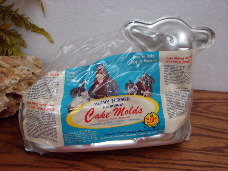 Vintage Aluminum Sheep New Old Stock Nordic Ware 2 Part Lamb Mold Brand New, Moose-R-Us.Com Antiques Collectibles Log Cabin Decor