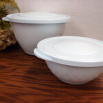 The Pampered Chef Chillzanne Freeze Serve Bowls Set/2 Large Medium
