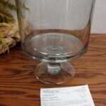 The Pampered Chef Glass Trifle Layered Desert Bowl w/ Pedestal Stand #2832