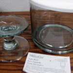 The Pampered Chef Glass Trifle Layered Desert Bowl w/ Pedestal Stand #2832 - Image 2