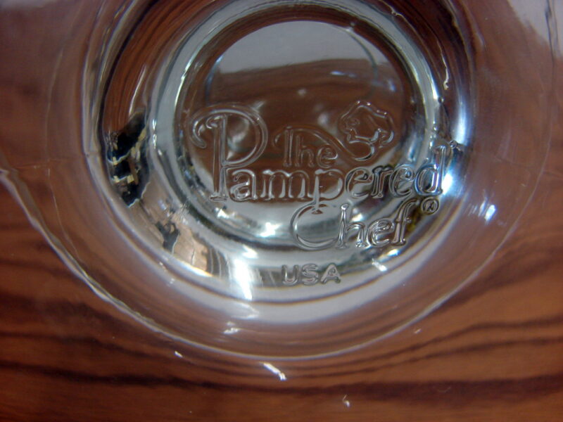 The Pampered Chef Glass Trifle Pedestal Stand Base Only #2832, Moose-R-Us.Com Log Cabin Decor